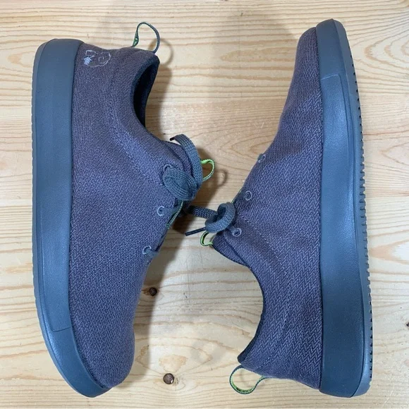NIB Rackle Alex Sneakers Men’s size 13 Charcoal Grey Hemp Earth Friendly